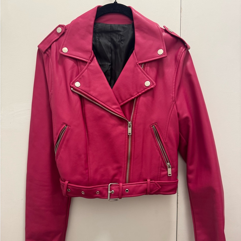 HOT PINK motor Jacket VALENTINES
